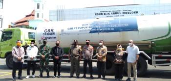 Bantuan Oksigen Liquid 15,8 Ton Tiba Hari Ini